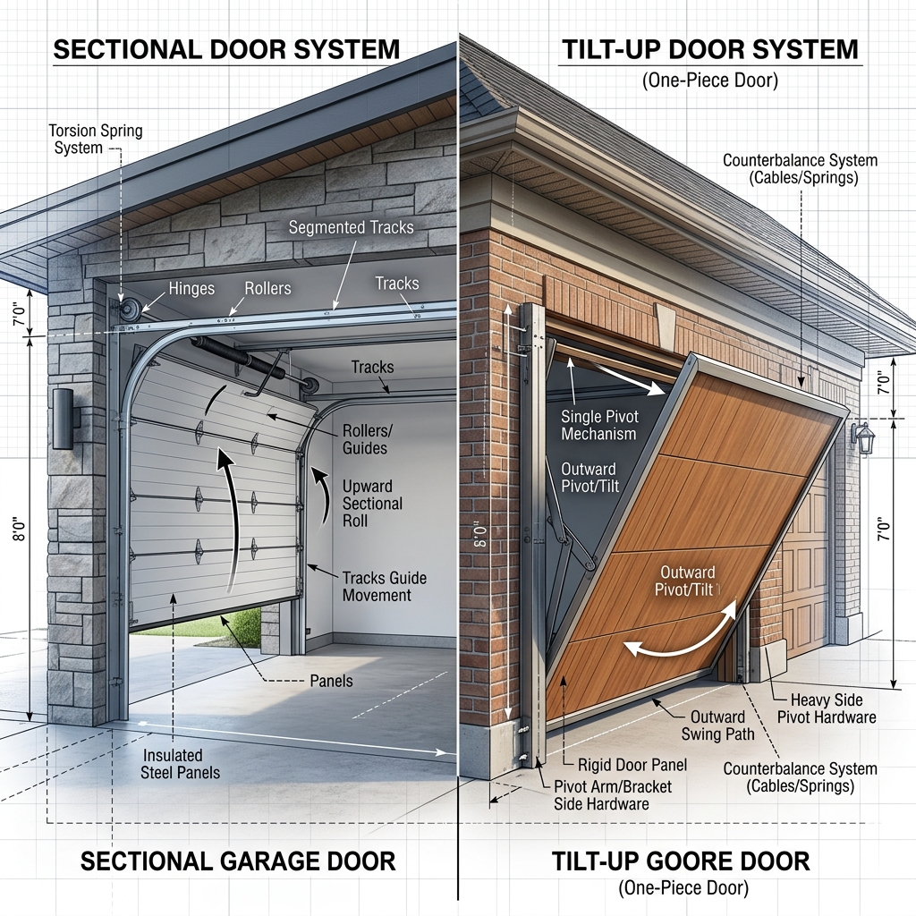 Sectionnelle, Basculante, Enroulable : Quelle ouverture choisir ?